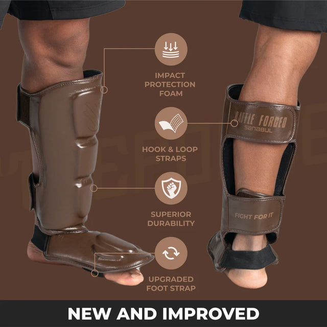 Battle Forged Kickboxing Shin Guards