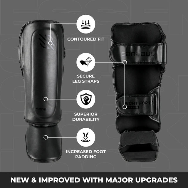 Essential Hook & Loop Shin Guards NEW & IMPROVED