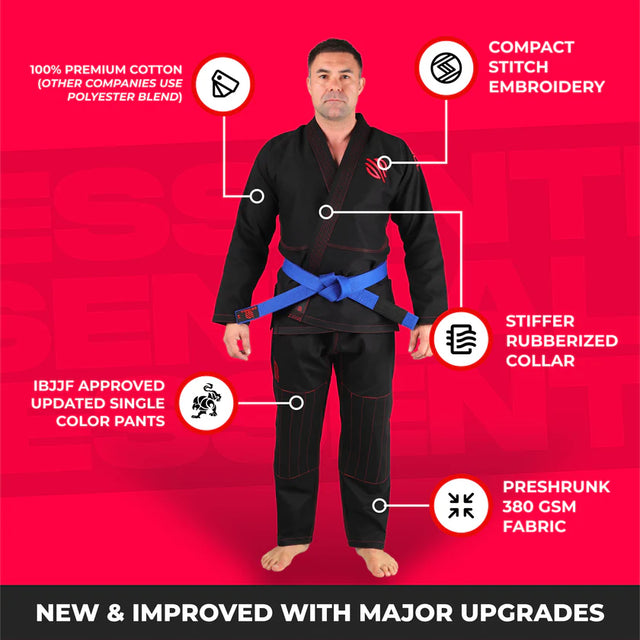 Essential Jiu Jitsu BJJ Gi NEW & IMPROVED