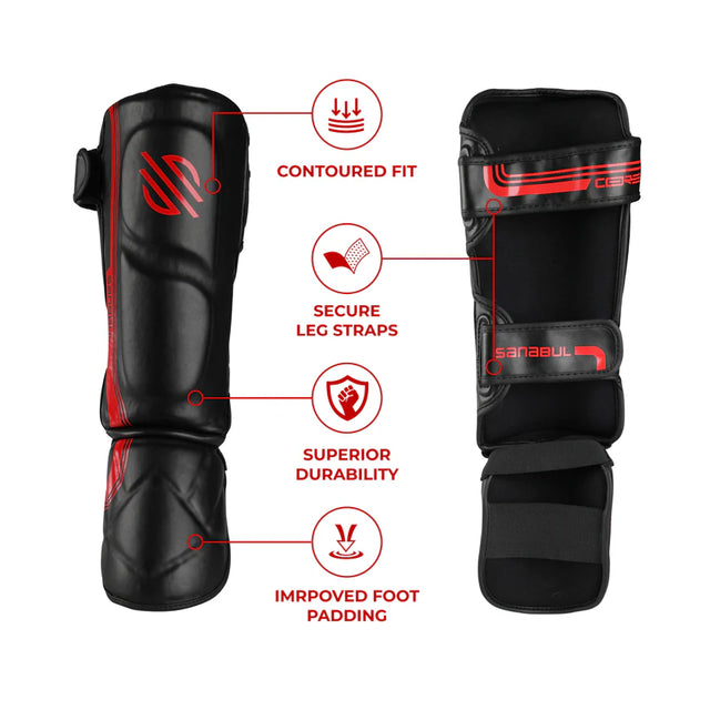 CORE Series Hook & Loop Shin Guards
