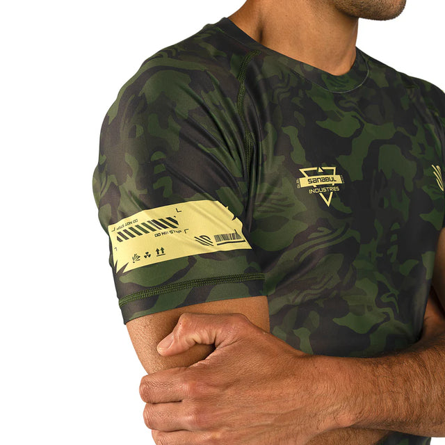 Camo Short Sleeve Rash Guard