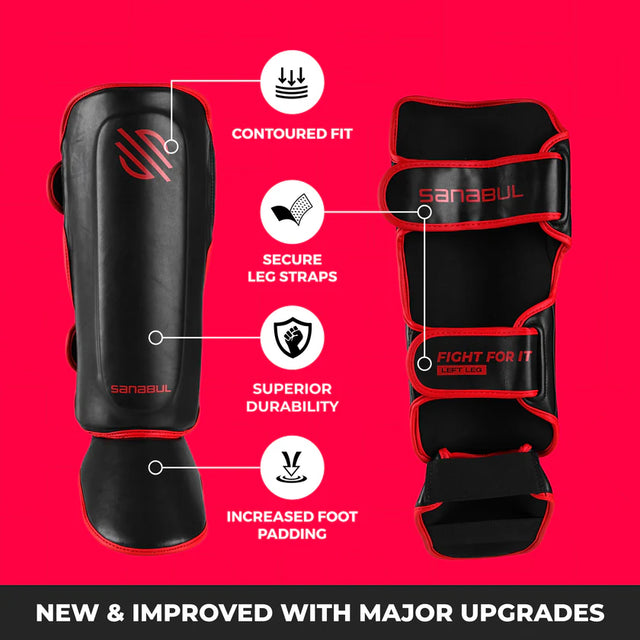 Essential Hook & Loop Shin Guards NEW & IMPROVED