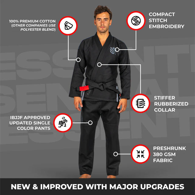 Essential Jiu Jitsu BJJ Gi NEW & IMPROVED