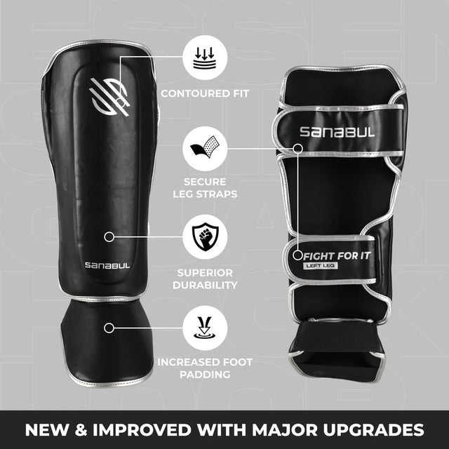 Essential Hook & Loop Shin Guards NEW & IMPROVED