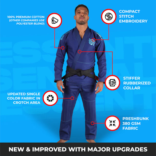 Essential Jiu Jitsu BJJ Gi NEW & IMPROVED