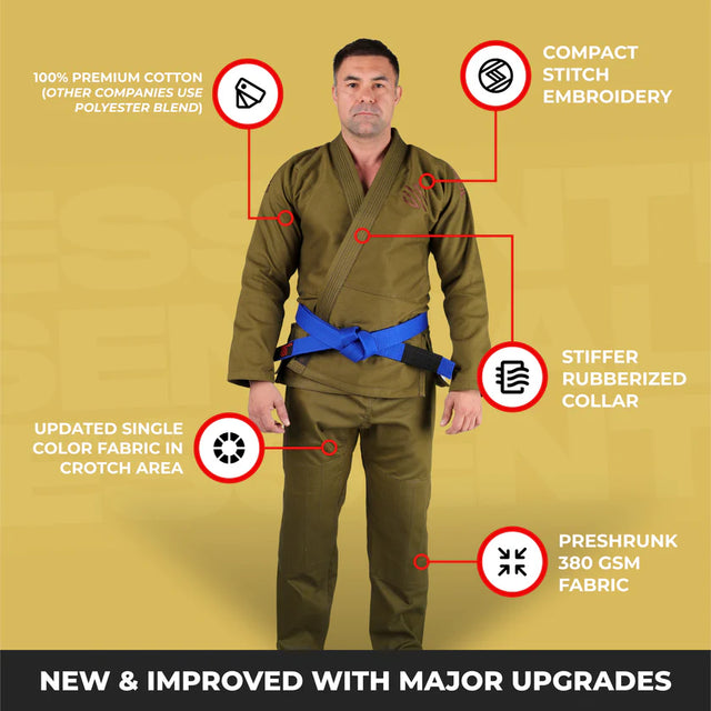 Essential Jiu Jitsu BJJ Gi NEW & IMPROVED