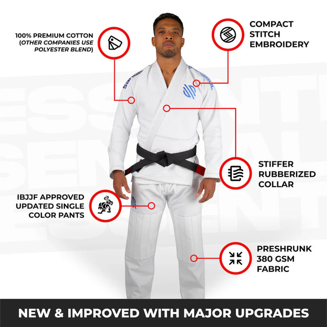 Essential Jiu Jitsu BJJ Gi NEW & IMPROVED