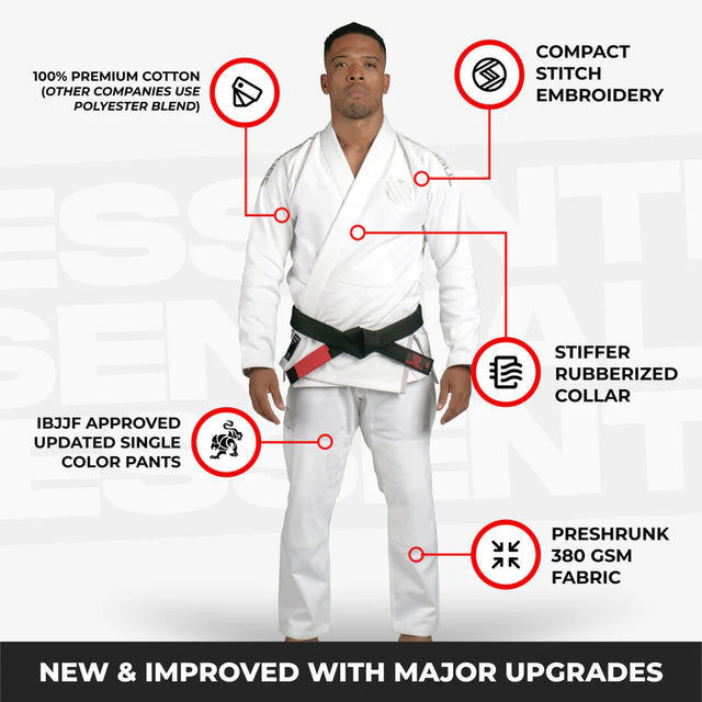 Essential Jiu Jitsu BJJ Gi NEW & IMPROVED