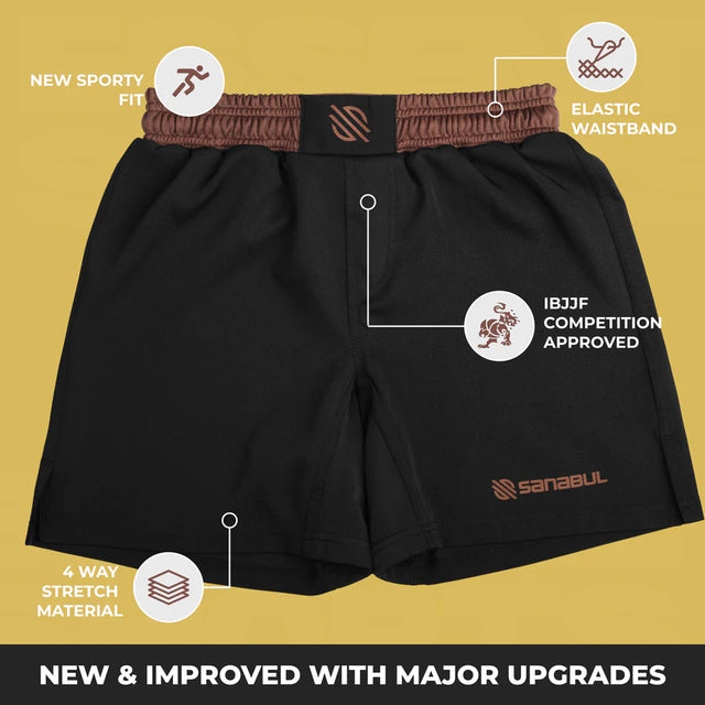 Essential MMA Shorts NEW & IMPROVED