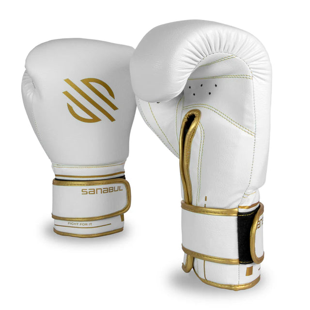 Gold Strike Hook & Loop Professional Boxing Gloves