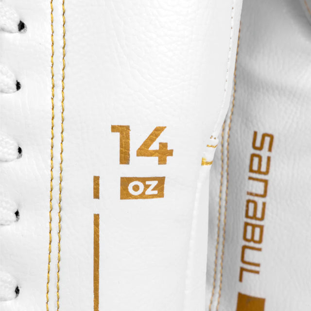 Gold Strike Professional Lace Up Boxing Gloves