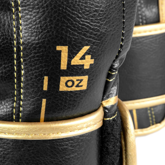 Gold Strike Hook & Loop Professional Boxing Gloves